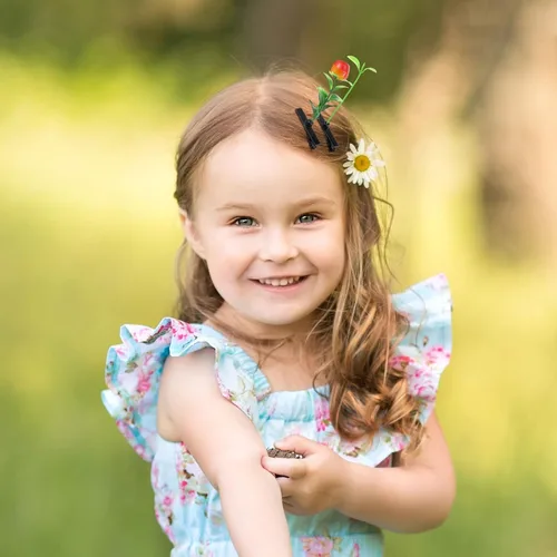Miniatura 9 de FRCOLOR Juego de 28 pinzas para el pelo de plantas de simulación, horquillas creativas para niñas, niños, pasadores de pelo, accesorios de agarre