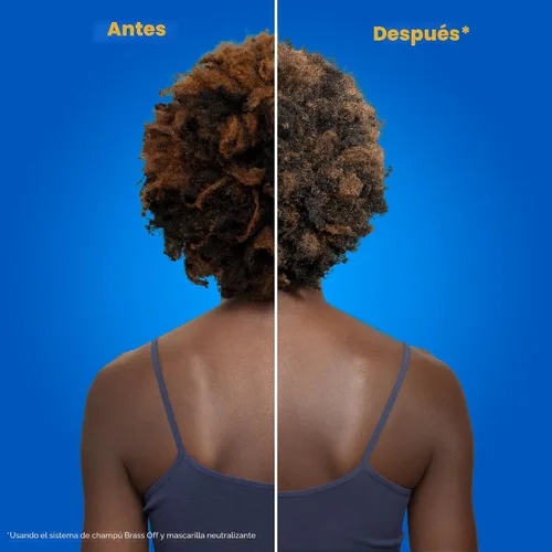 Miniatura 3 de Matrix Mascarilla Capilar Azul Brass Off Depositante de Color - Neutraliza y Matiza el Cabello Cobrizo o Naranja, Para Cabello Teñido, Morenas