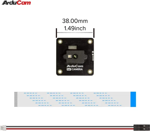 Miniatura 3 de Arducam Cámara ToF, módulo de cámara enrollable a color de 0.43MP con estuche para Raspberry Pi y Nvidia Jetson Board, solución de detección