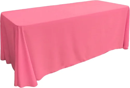 Miniatura 79 de LA Linen Mantel rectangular lavable de popelín de poliéster, resistente a las manchas y a las arrugas, cubierta de mesa 60x84, mantel de tela