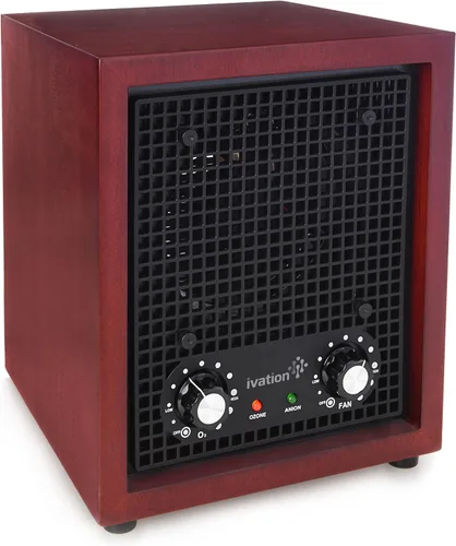 Ivation Generador de ozono purificador de aire, ionizador y desodorizante, purifica hasta 3,500 pies cuadrados, ideal para polvo, polen, mascotas,