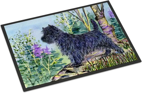 Miniatura 260 de Caroline's Treasures SS8220MAT - Felpudo afgano de 18 x 27 pulgadas, para interiores y exteriores, para entrada, antideslizante, lavable, de pelo