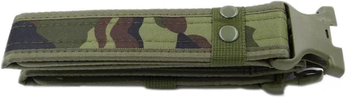 Miniatura 8 de Cinturón táctico militar ajustable de la lona de los hombres con la hebilla plástica, Negro y camuflaje.