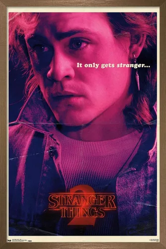 Miniatura 16 de Trends International Netflix Stranger Things: Season 2 - Póster de Billy Wall, 14.725 x 22.375 pulgadas, versión enmarcada de madera de granero