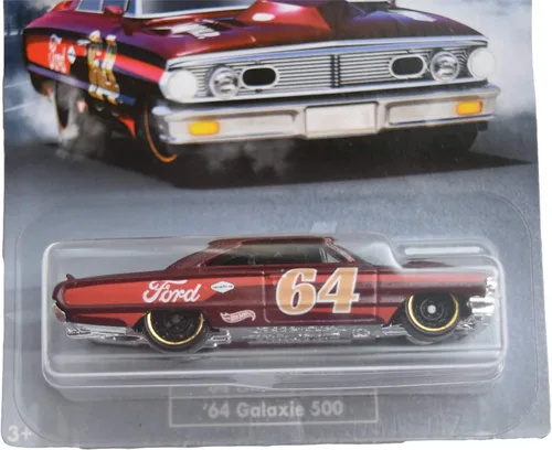 Miniatura 2 de Hot Wheels American Steel Series '64 Galaxie 500 1/10, rojo