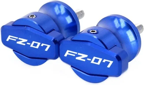 Miniatura 12 de Soportes de marco CNC para motocicleta, tornillos de 0.236 in, deslizadores de basculante, carretes deslizantes para Yamaha FZ-07 FZ07 FZ 07 MT-07