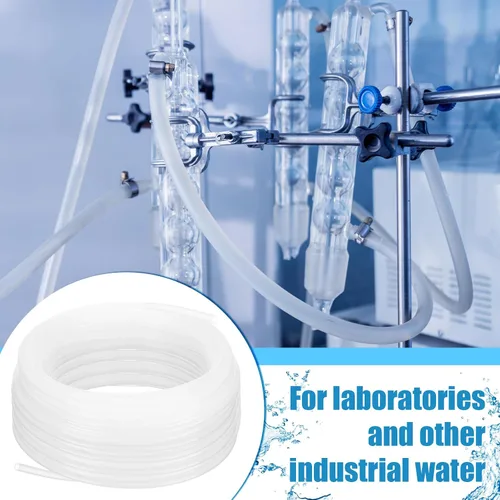 Miniatura 5 de Nuanchu Tubo de polietileno de 100 pies para pared, manguera translúcida blanca de grado alimenticio para agua, bomba de bebidas, cerveza casera