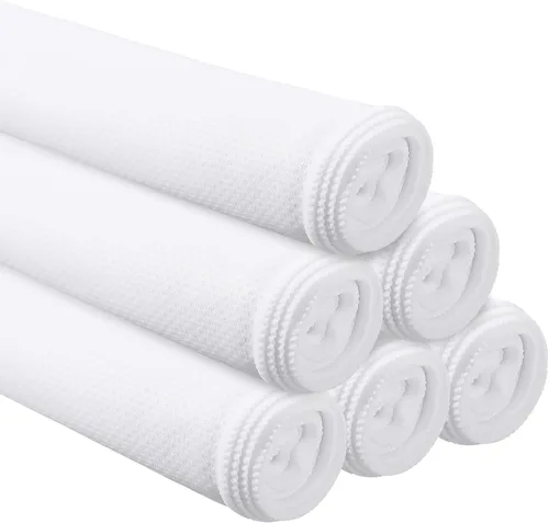 BBTO 6 toallas refrescantes por sublimación a granel para deportes de 40 x 12 pulgadas, toalla blanca de sudor de golf, toalla de gimnasio,