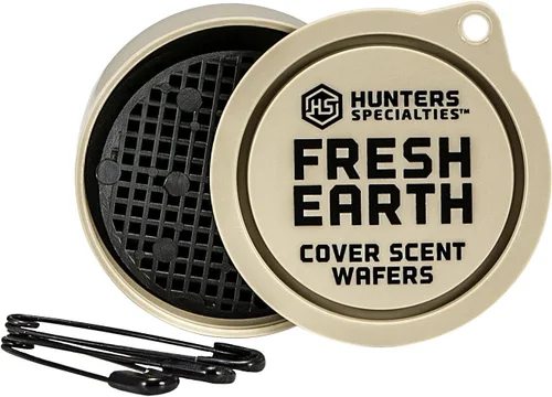 Miniatura 2 de Hunters Specialties Obleas de aroma duradero para cobertura de caza - 3 obleas por paquete, 3 pines de seguridad incluidos