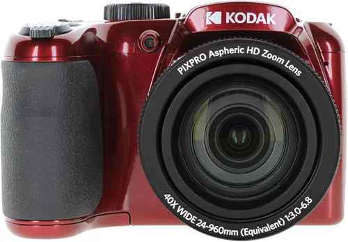 Miniatura 2 de Kodak Pixpro AZ405 Cámara digital (AZ405RD) El paquete incluye: tarjeta de memoria de 64 GB, baterías recargables, funda, correa para el cuello
