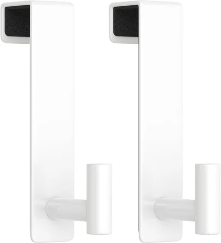 Miniatura 8 de WUIVIUT Ganchos para colgar sobre la puerta, gancho de puerta de metal para colgar, estante de puerta para toalla, baño, dormitorio, soporte
