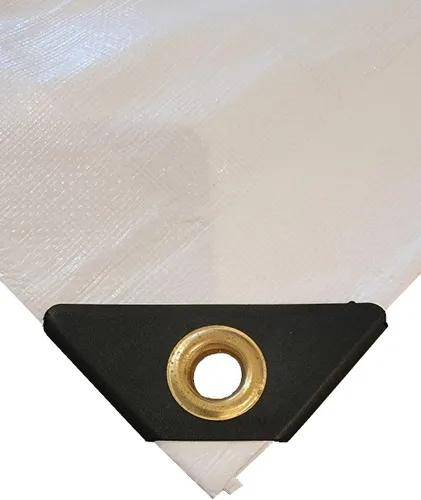 Miniatura 4 de H.D. Lona blanca ultra gruesa de 16 mil (tamaño exacto) (6' x 12')