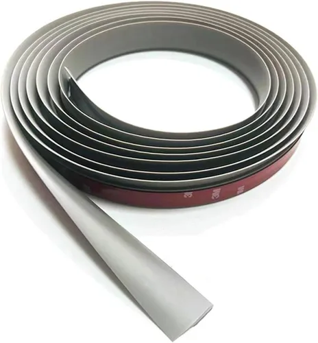 Miniatura 5 de NILZA Tira de umbral de PVC impermeable, tira de umbral de transición de suelo para madera a azulejos, tira de transición de umbral de 0.4 a 0.19