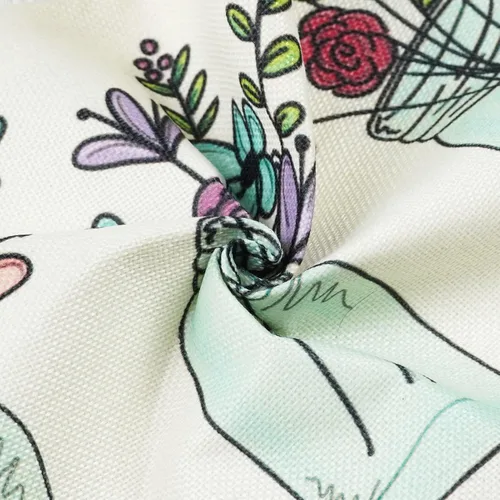 Miniatura 5 de ONWAY Funda de almohada lumbar de 12 x 20 pulgadas, diseño de florero floral de primavera y verano, decoración de patio, para sofá, cama