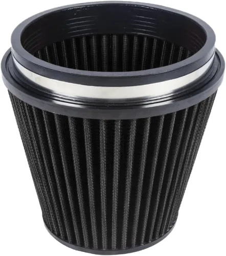 Miniatura 2 de Filtro de aire universal de alto flujo de 6 pulgadas y 5.984 in, entrada de aire frío de cono reutilizable, alto rendimiento, lavable, kit de aire