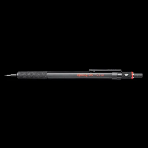 Miniatura 9 de Rotring 500 Portaminas de 0.020 in, negro (502505N) (1904725)