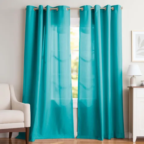 Miniatura 25 de Exclusive Home Loha - Par de paneles de cortinas de lino con ojales, 54 x 63 pulgadas, color beige