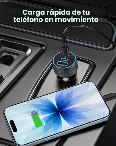 Miniatura 7 de Cargador de coche tipo C súper rápido de 67 W y 3 puertos USB C para Samsung Galaxy S25 S24 S23 S22 S21 Ultra, iPhone 17/Air/16/15 Pro Max, Android