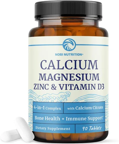 Miniatura 10 de Magnesio Zinc y Vitamina D3 Complejo de 260MG Citrato Mag de alta absorción, glicinato y malato Soporte para la salud muscular, función