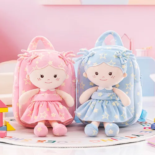 Miniatura 25 de Onetoo Mochila para niños pequeños, regalos de regreso a clases, mochilas para niñas y niños con muñecas de bebé ligeras y suaves en vestido