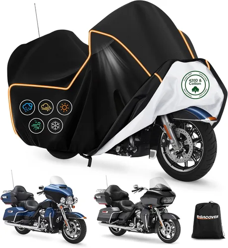 Miniatura 20 de Funda completa para Spyder F3 compatible con Can-Am Spyder F3T Tour y Limited 300D Oxford Protector de tela contra el polvo, la nieve, la lluvia