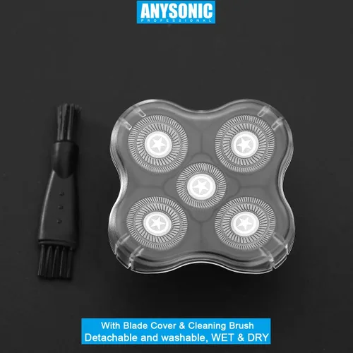 Miniatura 7 de Cabezales universales de repuesto para afeitadora eléctrica de 5 cuchillas para hombre (serie 5 estrellas) para afeitadora de cabeza, cabezales