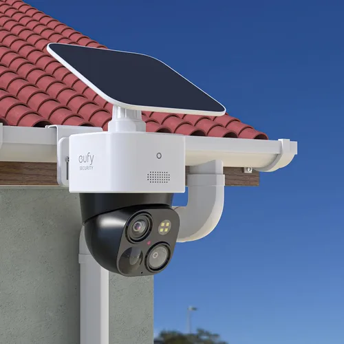 Miniatura 8 de Soporte de montaje de canalón compatible con Eufy Security SoloCam S340/SoloCam E30/E42, cámara de seguridad solar (1 unidad-blanco)