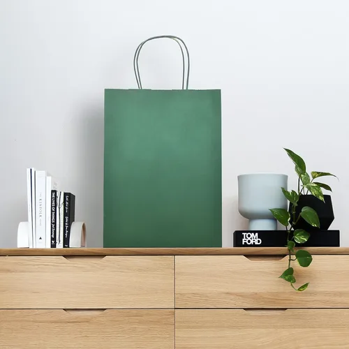 Miniatura 6 de Nexmint Bolsas de papel kraft de 8 x 10.5 pulgadas, bolsas de regalo con asa para cumpleaños, vacaciones, regalos, recuerdos de fiesta, venta al por