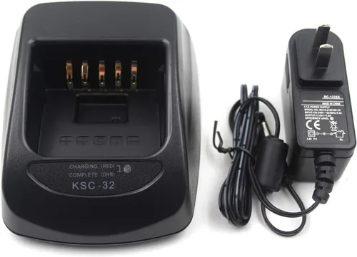 Miniatura 2 de (2-Pack) Ni-MH NI-CD LI-ION Rapid Quick Charger KSC-32 for Kenwood Radio NX-410 NX-411 TK-2180 TK-3180 TK-5210 KNB-32N KNB-33 KNB-33L KNB-33Li