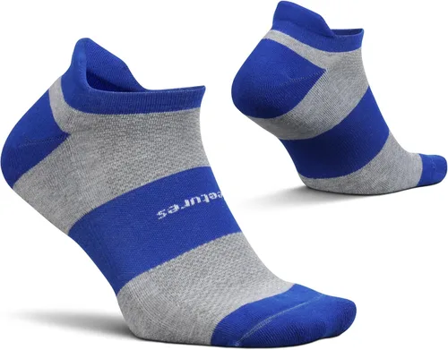 Feetures Calcetines tobilleros de alto rendimiento Max Cushion Calcetines invisibles para mujeres y hombres con lengüeta en el talón (1 par)