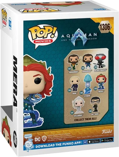 Miniatura 3 de Funko Pop! Movies: DC - Mera - Aquaman - Figura de vinilo coleccionable - Idea de regalo - Producto oficial - para niños y adultos - Fans