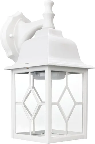 Miniatura 13 de LIT-PaTH Farol de pared para exteriores del atardecer al amanecer, lámpara de pared exterior grande negro mate, base E26, iluminación de porche