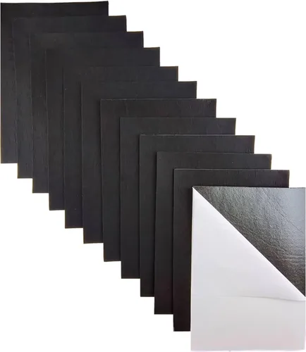 Miniatura 11 de Jtnohx Hojas de fieltro autoadhesivas, 11 piezas de fieltro adhesivo rígido, cuadrado de tela de 8 x 12 pulgadas con respaldo adhesivo para Marrón