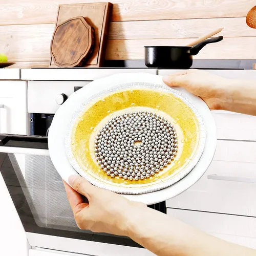 Miniatura 4 de Suministros duraderos para hornear: pesas de acero inoxidable para tartas, reutilizables y fáciles de limpiar, inodoros, pesos seguros para tartas