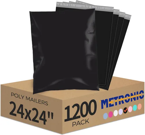 Miniatura 18 de Metronic 1000 sobres de polietileno de 14.5 x 19 pulgadas, bolsas de envío resistentes para pequeñas empresas, bolsas de polietileno impermeables