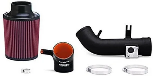 Mishimoto MMAI-CIV-06SIWBK Performance - Kit de admisión de aire frío, compatible con Honda Civic Si, 2006-2011, negro antiarrugas
