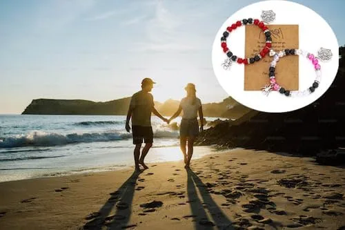 Miniatura 2 de ZhxshwHdd Pulseras a juego para mejores amigos, araña, parejas, relación, mejores amigos, pulseras a juego para Bf y novia, pulseras de amistad