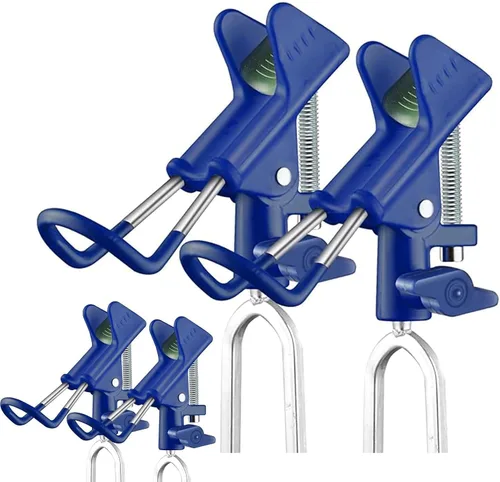 Miniatura 10 de Soporte para Caña de Pescar para Suelo, Soportes Mejorados para Caña de Pescar de Orilla Ajustables 360°, 2/4 piezas Soporte Extra Largo para Caña
