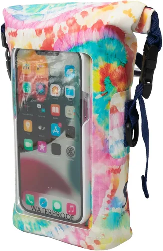 Miniatura 3 de geckobrands Bolso impermeable para teléfono con bolsa seca de 2L y correa ajustable, protege tu teléfono y objetos de valor mientras estás