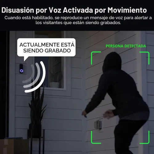 Miniatura 9 de WYZE Timbre inalámbrico Duo Cam con video (timbre incluido), funciona con pilas, video Full HD 2K, 2 cámaras (personas y paquete), audio de 2 vías