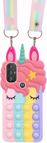 Miniatura 8 de nancheng Funda de silicona suave a prueba de golpes para Moto G Pure 2021/G Power 2022/G Play 2023, funda protectora de silicona antiarañazos