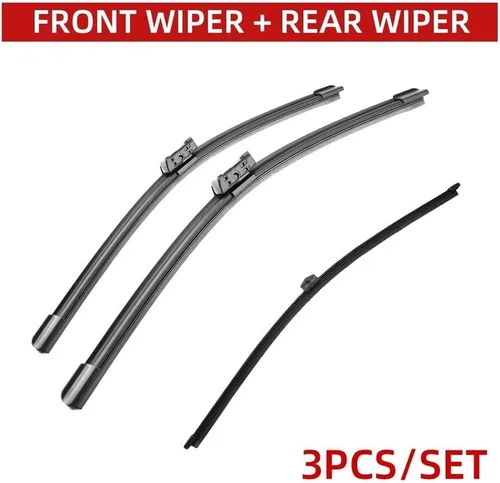 Miniatura 5 de Compatible con Audi A6 C7 2011-2018 26 + 21 pulgadas + 16 pulgadas limpiaparabrisas delantero trasero escobillas, escobillas, accesorios de cortador