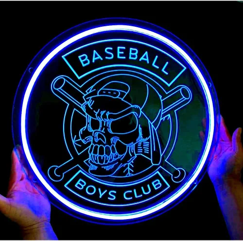 Miniatura 11 de Letreros de logotipo de neón retroiluminados de acrílico personalizables, letrero de logotipo de negocios iluminado por LED totalmente Letrero