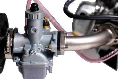 Miniatura 4 de JMCHstore VM22 Carburador con colector curvo de rendimiento, tubo de entrada deslizante Kit de carburador para Predator 212cc GX200 Coleman CT200U