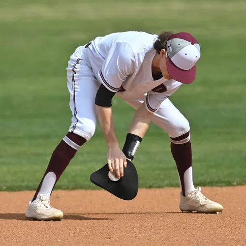 Miniatura 6 de Guante de entrenamiento de béisbol Leyndo con espuma para campo, guante de entrenamiento de campo para manos rápidas, práctica de bateo con dos Negro