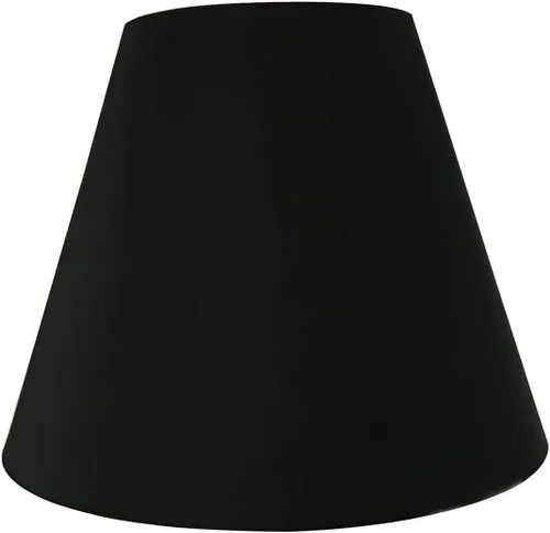 Miniatura 2 de Royal Designs Deep Empire - Pantalla de lámpara de tapa dura, color negro, 8 x 14 x 11 pulgadas