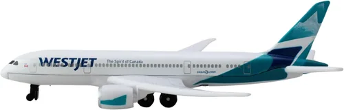 Miniatura 9 de Avión de juguete Daron – WestJet Airlines – Avión de juguete modelo de metal fundido a presión con piezas de plástico para niños de 3 años
