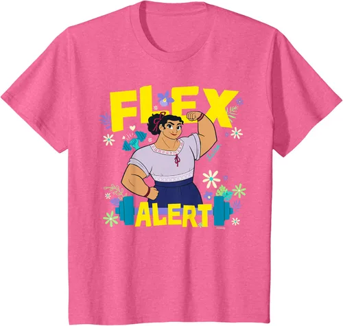 Miniatura 51 de Disney Encanto Luisa Madrigal Flex Alert Camiseta, Negro