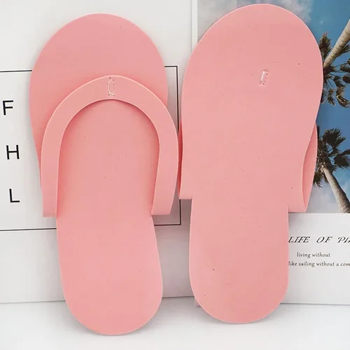 Miniatura 4 de Khakho Eva - Pantuflas desechables antideslizantes para pedicura, sandalias desechables, pantuflas de espuma, pantuflas de spa para salón de uñas