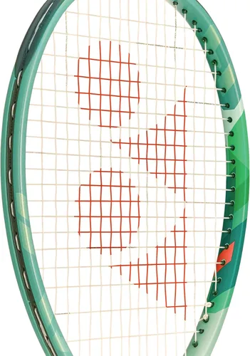 Miniatura 4 de YONEX Percept - Raqueta de tenis 100D para adultos, nivel intermedio/avanzado, cuerdas de alto control de 18 x 19, verde oliva, tamaño de agarre 4